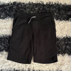 Old Navy Boy’s Black Athletic Sweatpant Fabric Shorts, Lg (10/12)